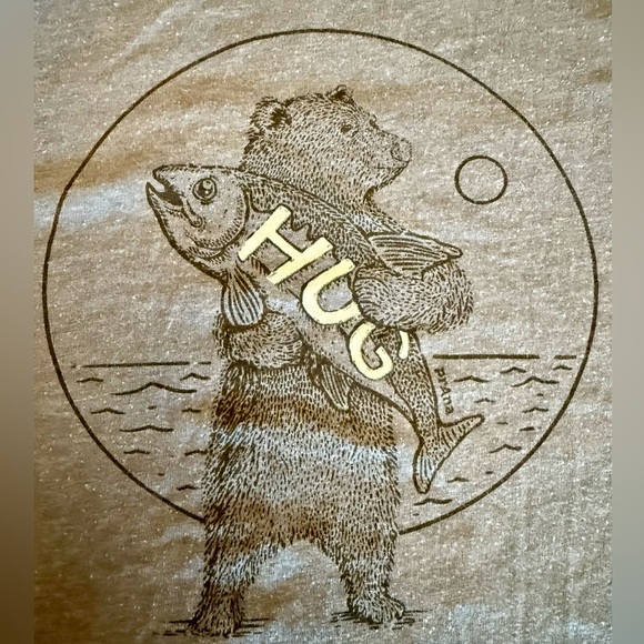 🐻 PRANA “Bear Hug” Graphic Long Sleeve Tee – Size M - Picture 4 of 5